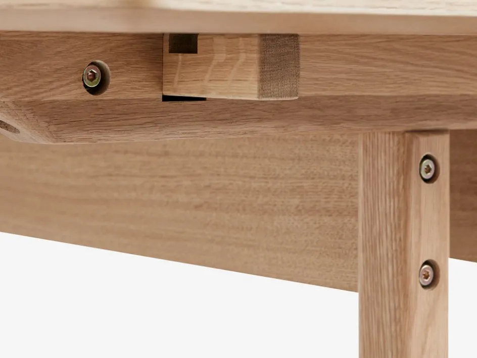 Online AALBORGMesa de comedor AALBORG 95x180/270 roble natural Mesas De Comedor
