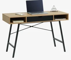 Online ABBETVEDEscritorio ABBETVED 48x120 color roble natural/negro Escritorios|Escritorios Elevables