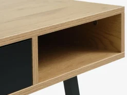 Online ABBETVEDEscritorio ABBETVED 48x120 color roble natural/negro Escritorios|Escritorios Elevables