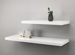 Outlet ABILDEstante flotante ABILD 80x24 blanco Baldas|Baldas