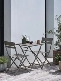Best ABORGConjunto de balcón ABORG A60xL60 Conjuntos Mesa Y Sillas De Jardín