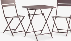 Clearance ABORGConjunto de balcón ABORG A60xL60 Conjuntos Mesa Y Sillas De Jardín
