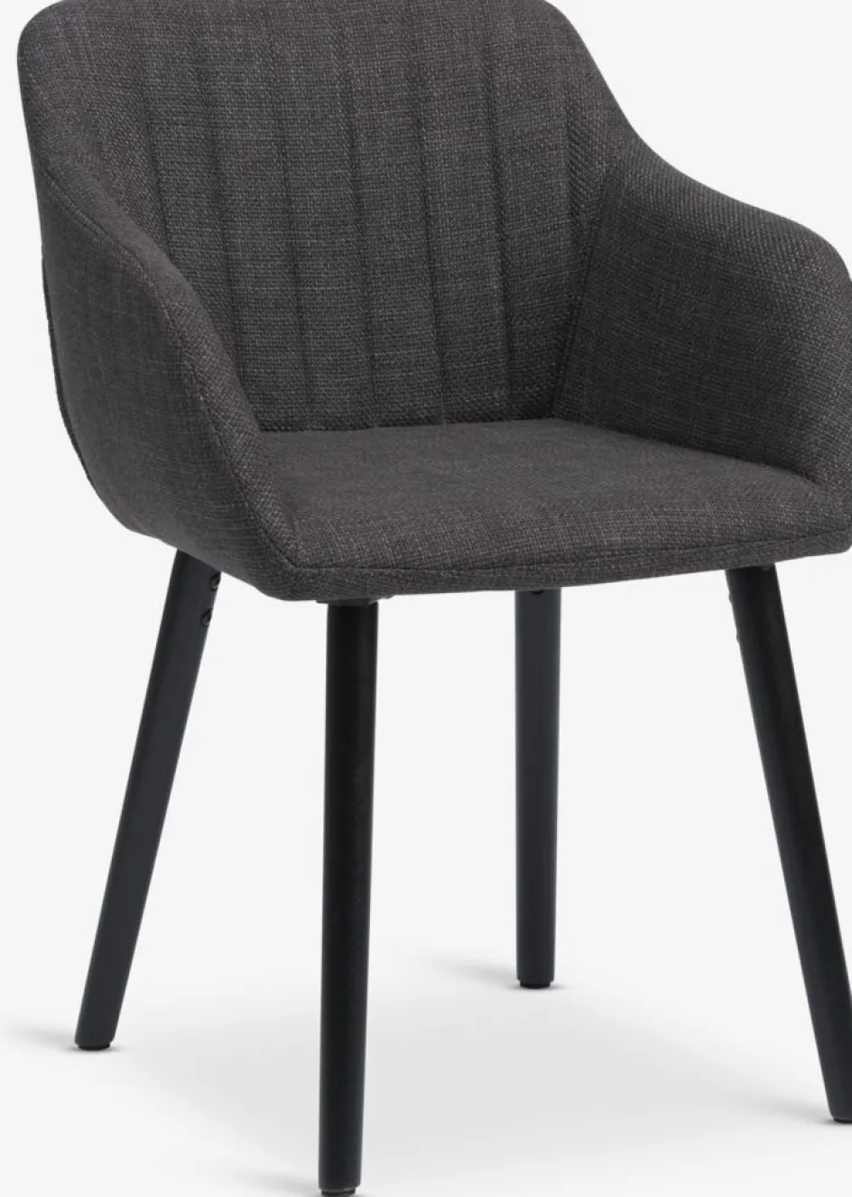 Clearance ADSLEVSilla de comedor ADSLEV tela /negro Sillas De Comedor