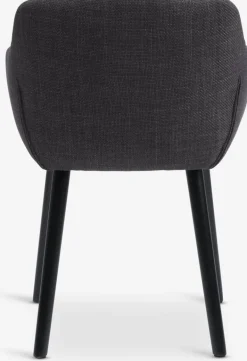 Clearance ADSLEVSilla de comedor ADSLEV tela /negro Sillas De Comedor