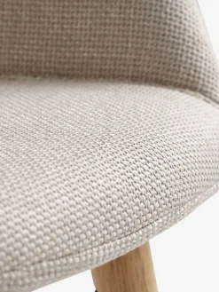 Online ADSLEVSilla de comedor ADSLEV tela beis/color roble natural Sillas De Comedor