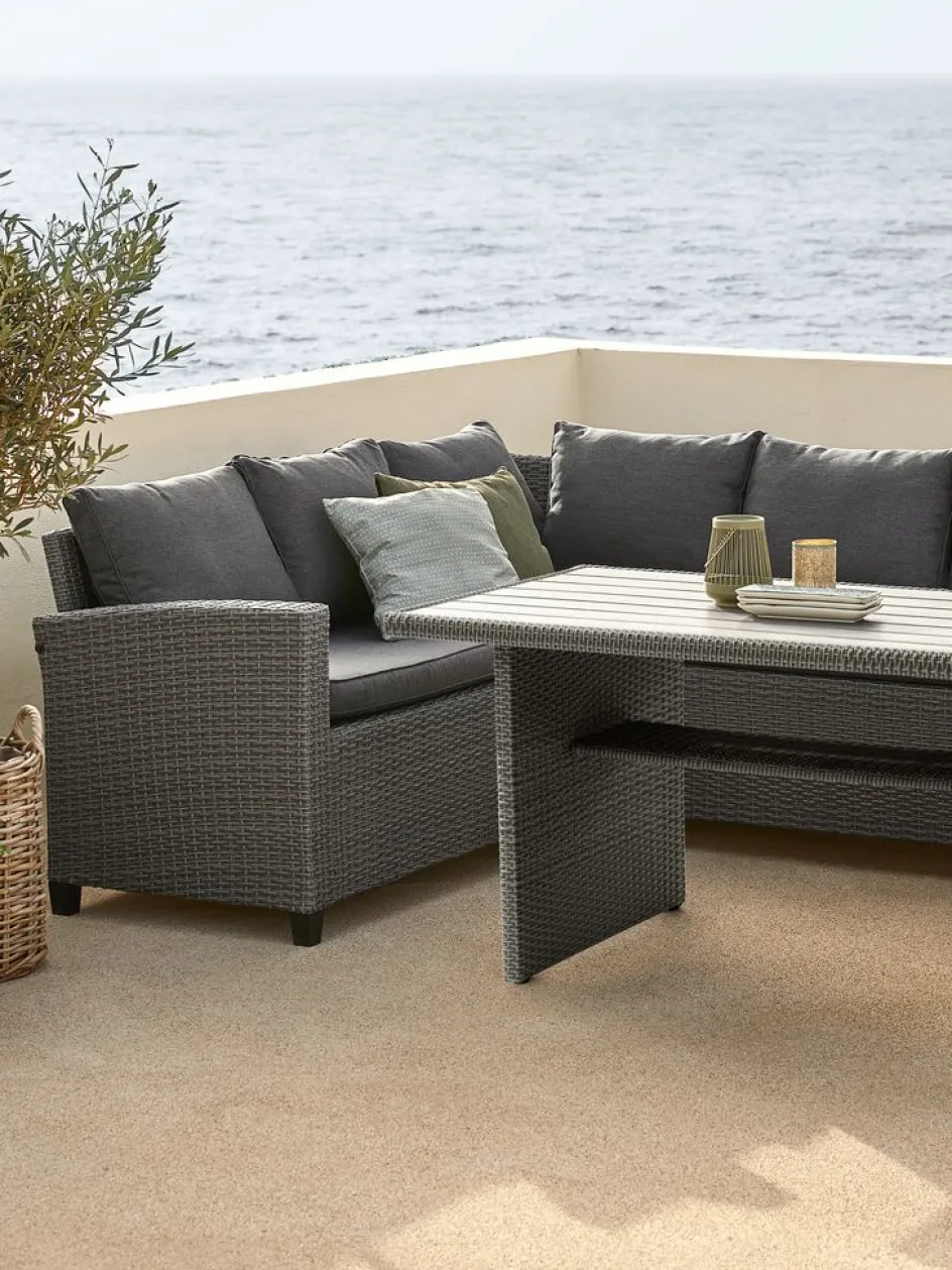 Outlet AGERMOSEConjunto muebles jardín AGERMOSE 6 plazas Conjuntos Mesa Y Sillas De Jardín|Muebles De Jardín