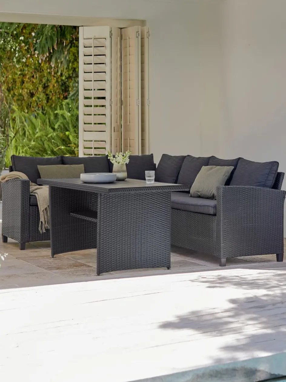 Hot AGERMOSEConjunto muebles jardín AGERMOSE 6 plazas Conjuntos Mesa Y Sillas De Jardín|Muebles De Jardín