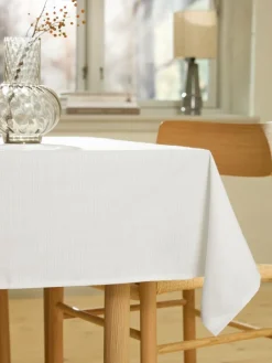 Discount AGERMYNTEMantel AGERMYNTE 140x240 blanco crudo Manteles