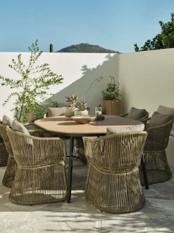 AKTIVEN + STORDALENMesa AKTIVEN L118/168 + 4 sillas STORDALEN natural Conjuntos Mesa Y Sillas De Jardín