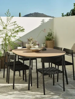 AKTIVENMesa de jardín AKTIVEN Ø118xL118/168 natural Mesas De Jardín