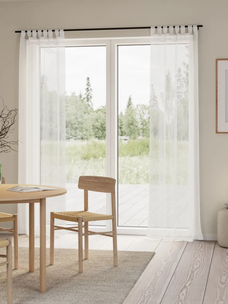 Best ALAJAURECortina ALAJAURE 1x140x245 blanco Gasa