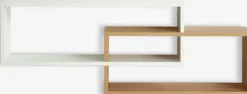 Best ALLESTEDEstante pared ALLESTED 2 estantes blanco/roble salvaje nat Baldas|Baldas