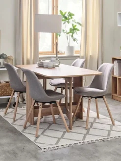 Outlet ALLINGMesa de comedor ALLING 80x100/163 color roble cálido Mesas De Comedor