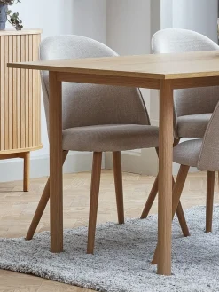 ALSTED + THORUPMesa ALSTED L160 roble natural + 4 sillas THORUP beis/roble Mesas De Comedor|Conjuntos De Comedor
