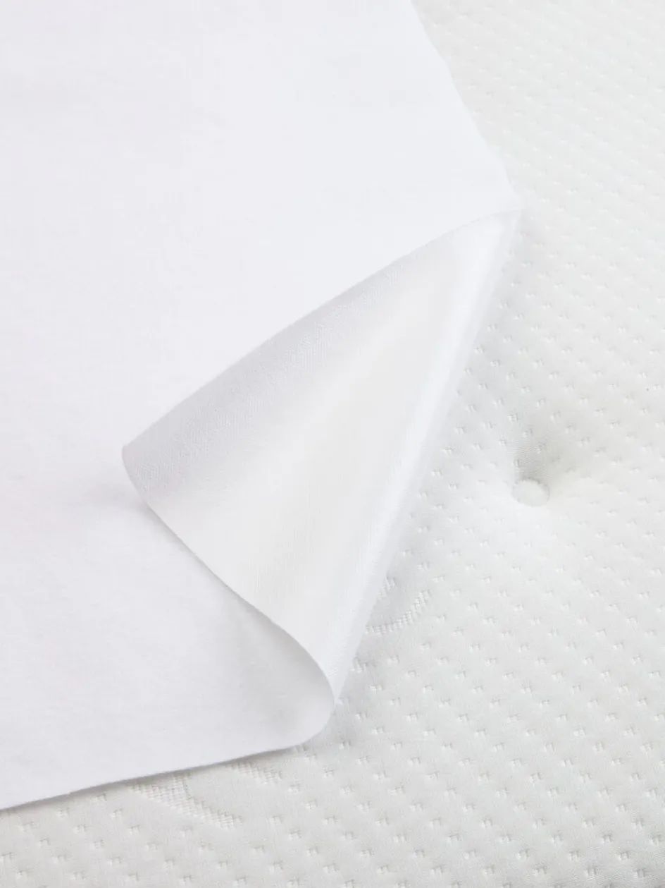 ALVABASICSábana encimera impermeable ALVA 90x170 blanco Sábanas Para Colchones|Sábanas Para Toppers