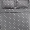 Discount ANEPLUSJuego de sábanas satén ANE 240x280 gris Juegos De Funda Nórdica|Juegos De Sábanas