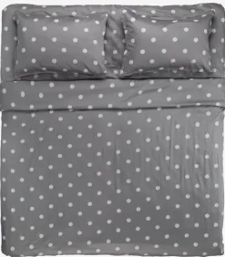 Discount ANEPLUSJuego de sábanas satén ANE 240x280 gris Juegos De Funda Nórdica|Juegos De Sábanas