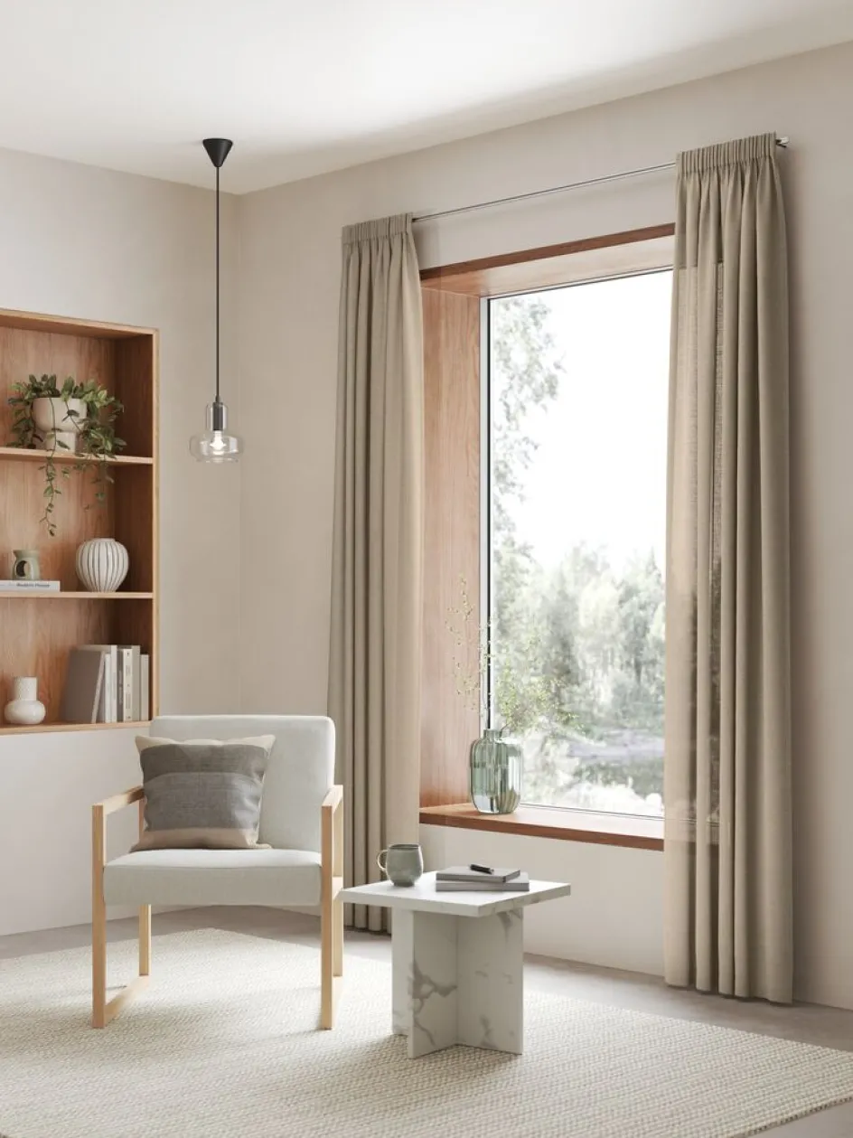ANJANCortina ANJAN 1x135x245 arena Cortinas Gruesas
