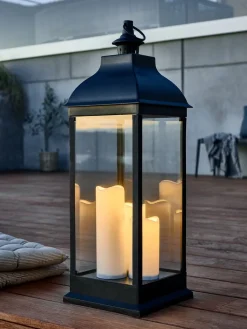 Sale ANKAFarol ANKA A24xL24xA70cm con LED negro Iluminación Exterior