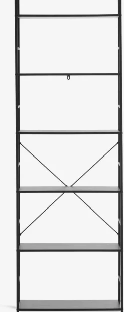 ASTRUPEstantería ASTRUP 6 estantes negro Estanterias Y Librerías|Estanterias Y Librerías