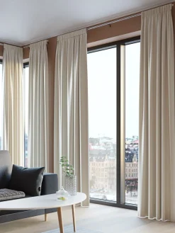 New AUSTRACortina AUSTRA 1x140x300 terciopelo beis Cortinas Gruesas