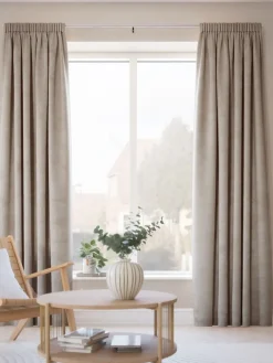 Discount AUSTRACortina AUSTRA 1x140x300 terciopelo topo Cortinas Gruesas