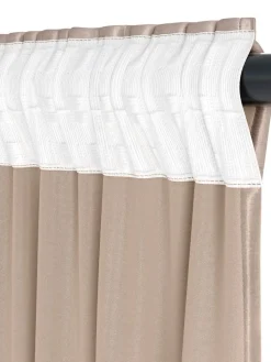 Discount AUSTRACortina AUSTRA 1x140x300 terciopelo topo Cortinas Gruesas