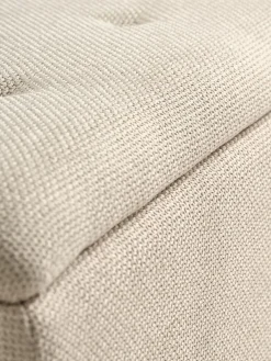 Outlet BADSTEDBanco BADSTED con almacenaje tela beis/color roble Bancos|Bancos