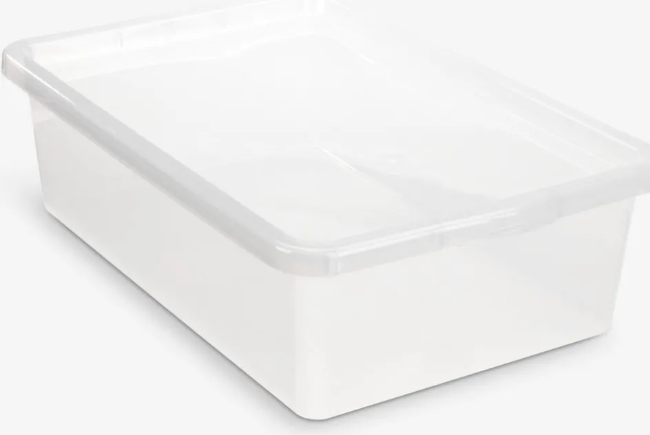 Discount BASIC BOXCaja bajo cama BASIC BOX 30L con tapa transparente Todas Las Cestas|Almacenaje De Plástico