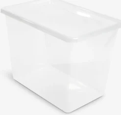 Clearance BASIC BOXCaja BASIC BOX 80L con tapa transparente Todas Las Cestas|Almacenaje De Plástico