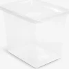 Best BASIC BOXCaja BASIC BOX 31L con tapa transparente Todas Las Cestas|Almacenaje De Plástico