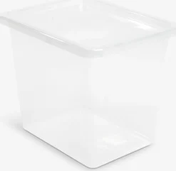 Best BASIC BOXCaja BASIC BOX 31L con tapa transparente Todas Las Cestas|Almacenaje De Plástico