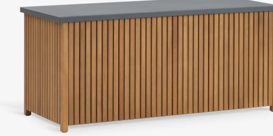 Outlet BEDERBaúl para guardar cojines BEDER A133xA61xP54 madera dura Almacenaje Para Cojines|Almacenaje Para Cojines