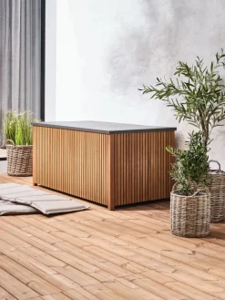 Hot BEDERBaúl para guardar cojines BEDER A155xA71xP78 madera dura Almacenaje Para Cojines|Almacenaje Para Cojines