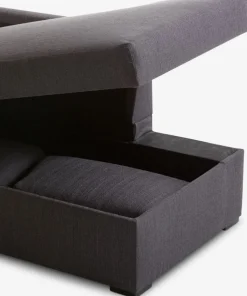 New BEDSTEDSofá cama con chaise longue BEDSTED gris Sofás Cama|Sofás Cama