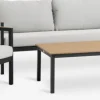 Discount BEJSTRUPConjunto muebles jardín BEJSTRUP 4 plazas gris Conjuntos Mesa Y Sillas De Jardín|Muebles De Jardín