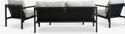 Discount BEJSTRUPConjunto muebles jardín BEJSTRUP 4 plazas gris Conjuntos Mesa Y Sillas De Jardín|Muebles De Jardín