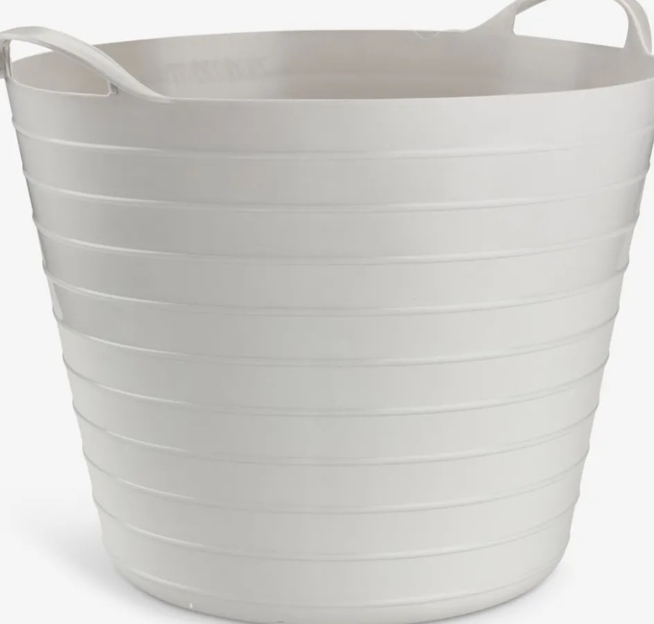 Best BENDIKCubo BENDIK Ø38xA34cm 25L gris claro Todas Las Cestas|Almacenaje De Plástico