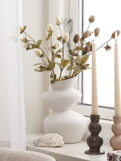 Outlet BENNYJarrón BENNY A11xL16xA25cm blanco Jarrones