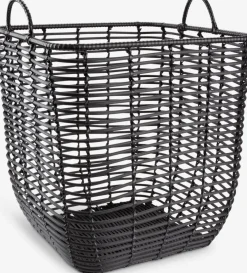 New BERGECesta BERGE A37xL37xA39cm negro Todas Las Cestas|Cestas Y Cajas