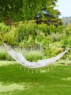 Best BERGFINKHamaca BERGFINK A80xL200 blanco crudo Muebles De Jardín|Hamacas Y Sillas Colgantes