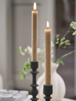 Online BERTELVela para candelabro BERTEL A22cm almendra 2 unidades Velas Y Servilletas|Velas Y Servilletas