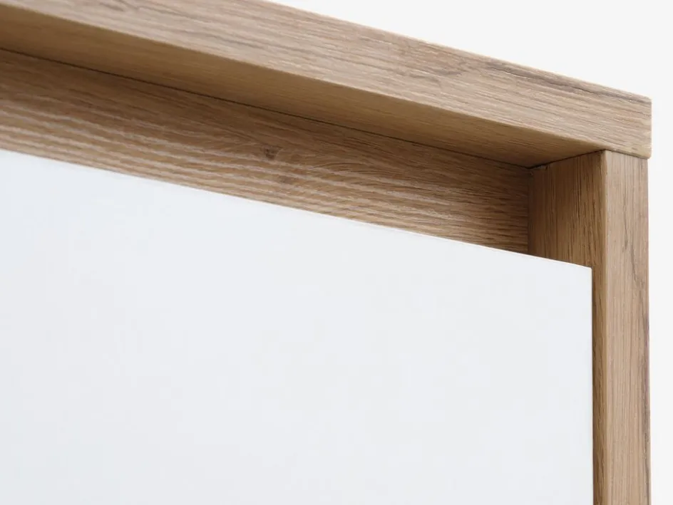 Best BILLUNDArmario BILLUND 80x193 blanco/color roble natural Armarios|Todos Los Armarios