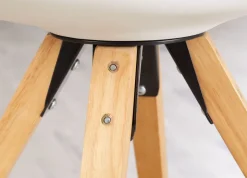 New BLOKHUSSilla de comedor BLOKHUS polipiel /natural Sillas De Comedor