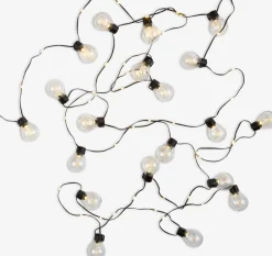 Outlet BOKFINKGuirnalda luces exterior BOKFINK L1040cm 20LED transparente Iluminación Exterior
