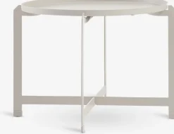Outlet BORREMesa auxiliar BORRE Ø50xA40 beis Mesas De Jardín|Muebles De Jardín