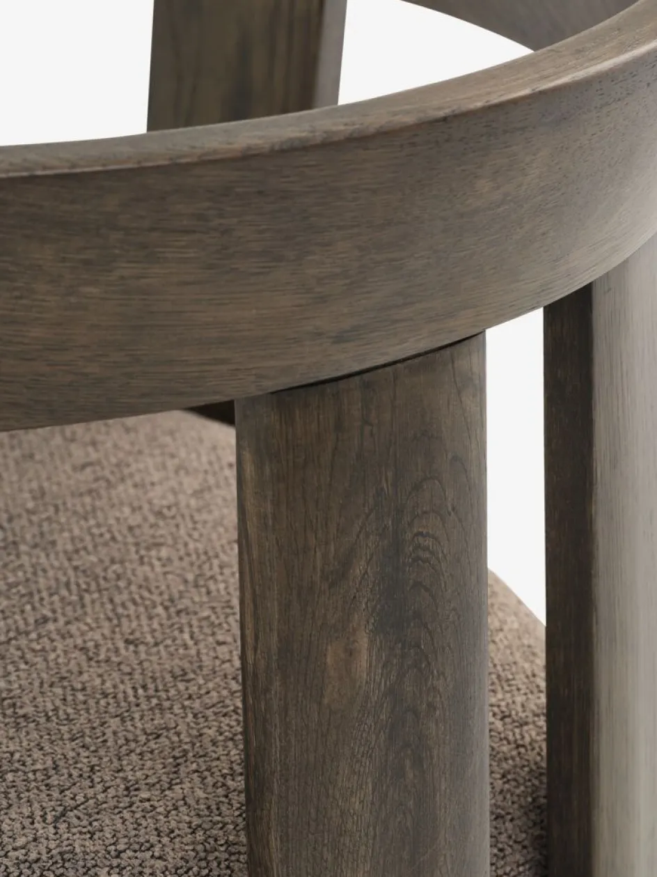 Outlet BOVRUPSilla de comedor BOVRUP /tela marrón Sillas De Comedor