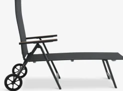 New BREDSTENTumbona BREDSTEN A79xL187 negro Muebles De Jardín|Tumbonas
