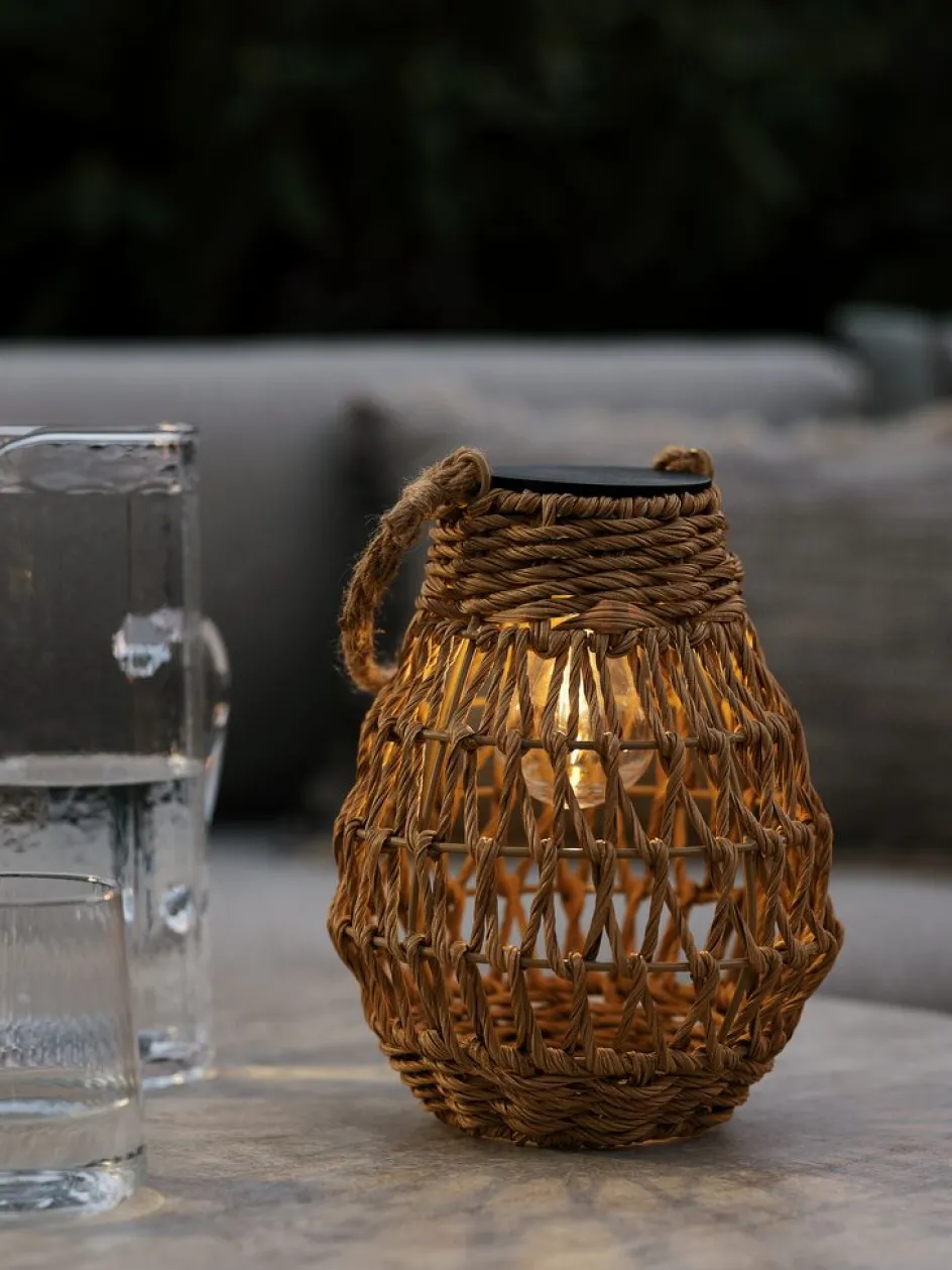 Hot BREMSELámpara a pilas BREMSE Ø18xA22cm natural Iluminación Exterior