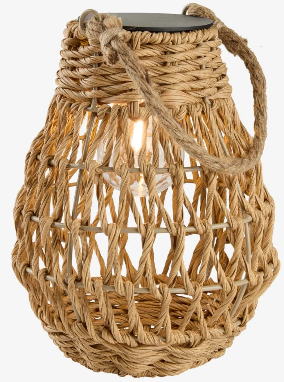 Hot BREMSELámpara a pilas BREMSE Ø18xA22cm natural Iluminación Exterior